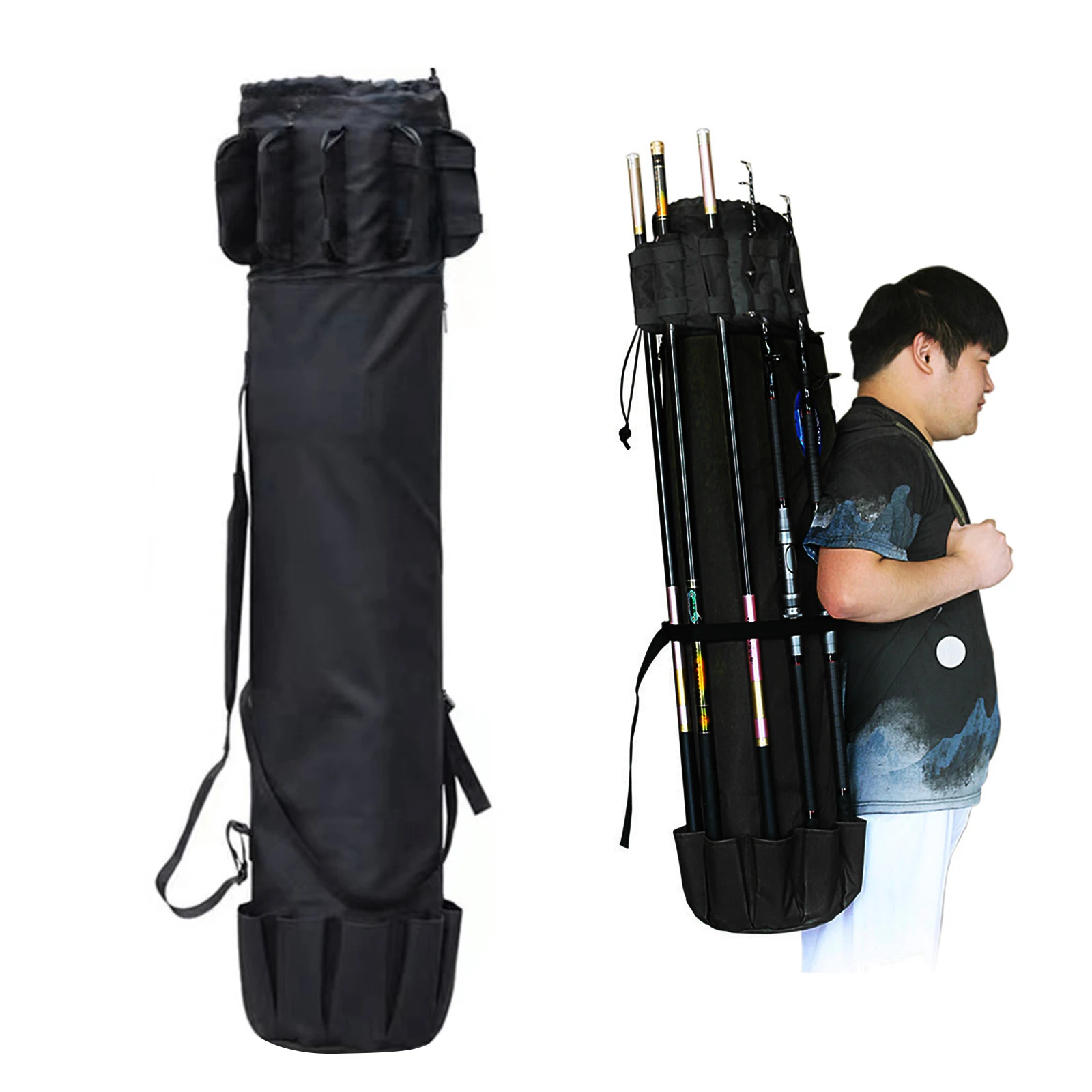Fishing Bag Sea Pole Bag 1pc Army Green/Black Backpack For Fishing Gear Oxford Cloth + Tarpaulin Durable And Practical
Fishing Bag Sea Pole Bag 1pc Army Green/Black Backpack For Fishing Gear Oxford Cloth + Tarpaulin Durable And Practical
