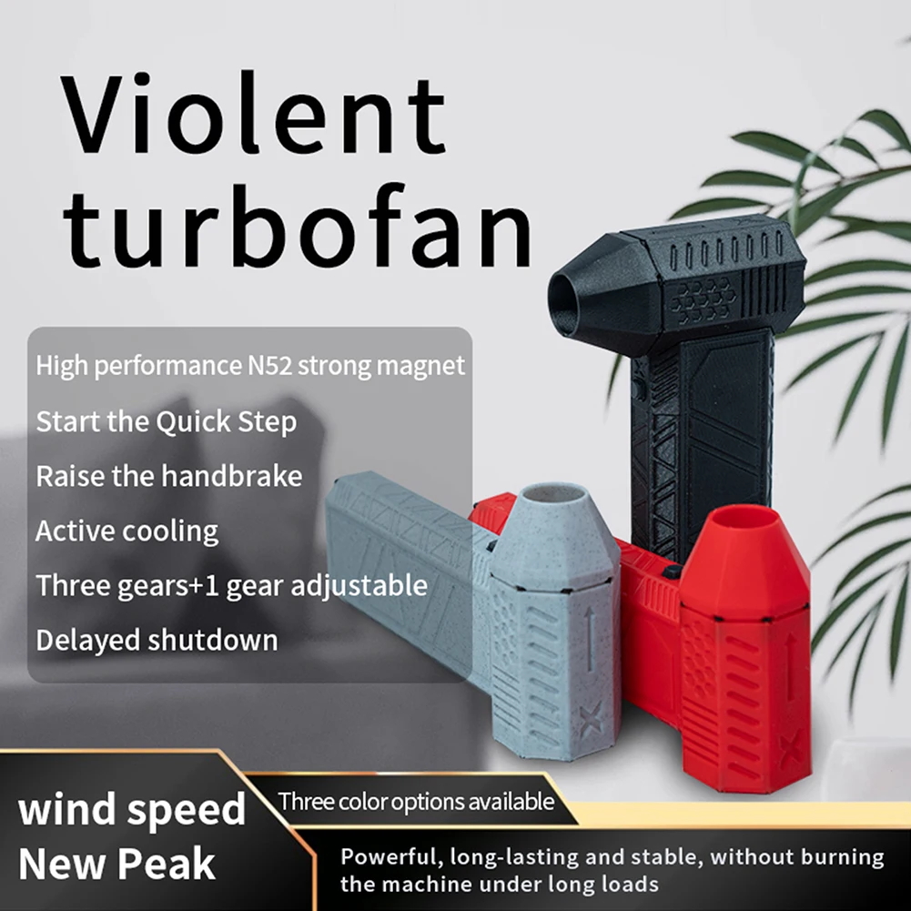 Super Powerful Violent Turbo Fan Industrial Dust Removal Turbo Fan Brushless DC High-speed Motor Power Tools 130000RPM
Super Powerful Violent Turbo Fan Industrial Dust Removal Turbo Fan Brushless DC High-speed Motor Power Tools 130000RPM