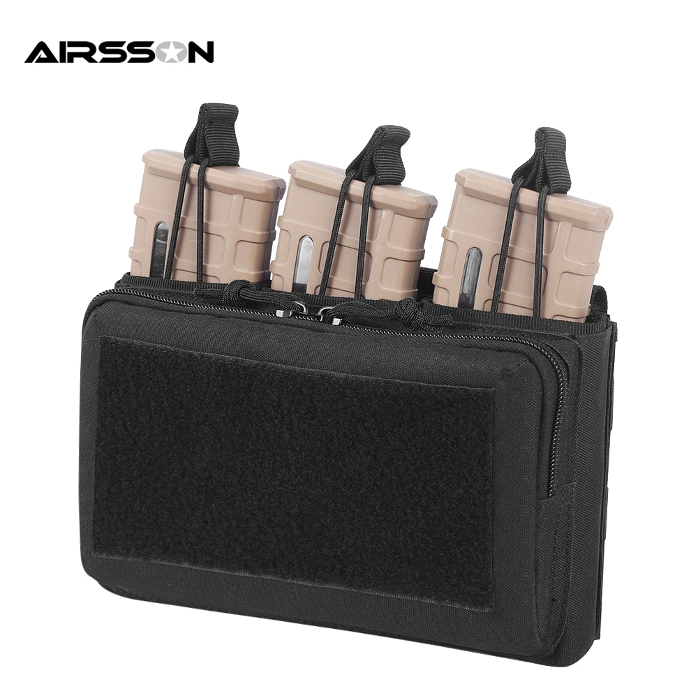 Tactical Triple Magazine Pouch .223/5.56 Open Top Mag Bag Molle EDC Bag with Hook Loop Patches Airsoft Military Accessories
Tactical Triple Magazine Pouch .223/5.56 Open Top Mag Bag Molle EDC Bag with Hook Loop Patches Airsoft Military Accessories