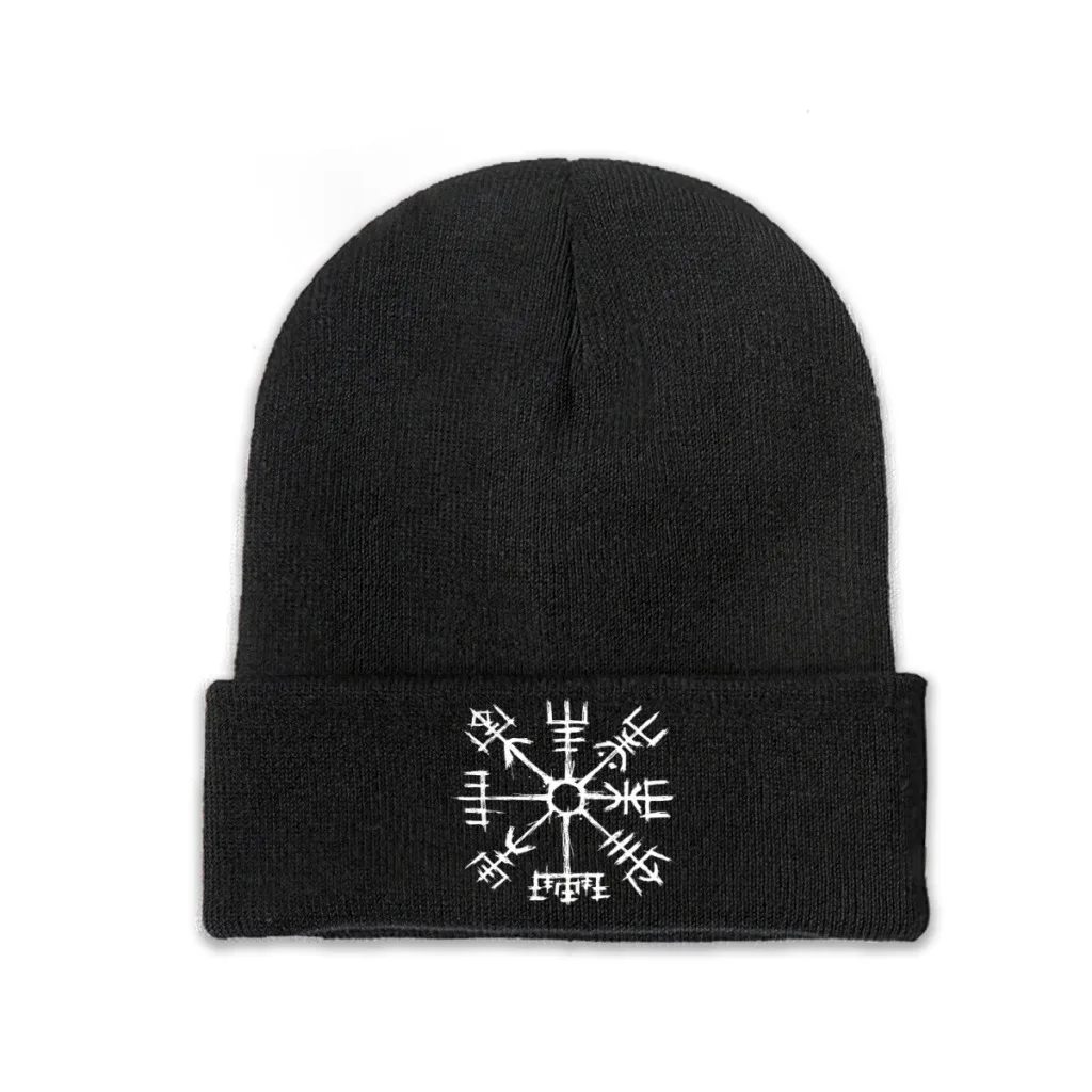 Viking Skullies Beanies Caps Compass Vegvisir Knitted Winter Warm Bonnet Hats Unisex Ski Cap
Viking Skullies Beanies Caps Compass Vegvisir Knitted Winter Warm Bonnet Hats Unisex Ski Cap
