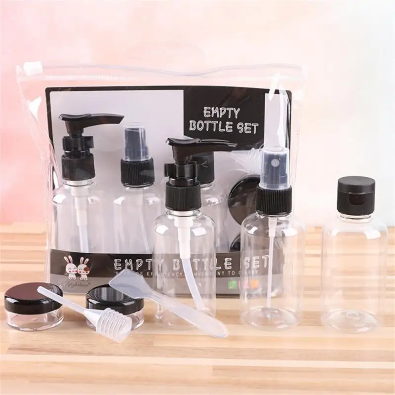 7pcs Portable Travel Cosmetic Bottle Kit Personal Care Makeup Empty Container Spray Bottles Lotion Shampoo Shower Gel Tube
7pcs Portable Travel Cosmetic Bottle Kit Personal Care Makeup Empty Container Spray Bottles Lotion Shampoo Shower Gel Tube