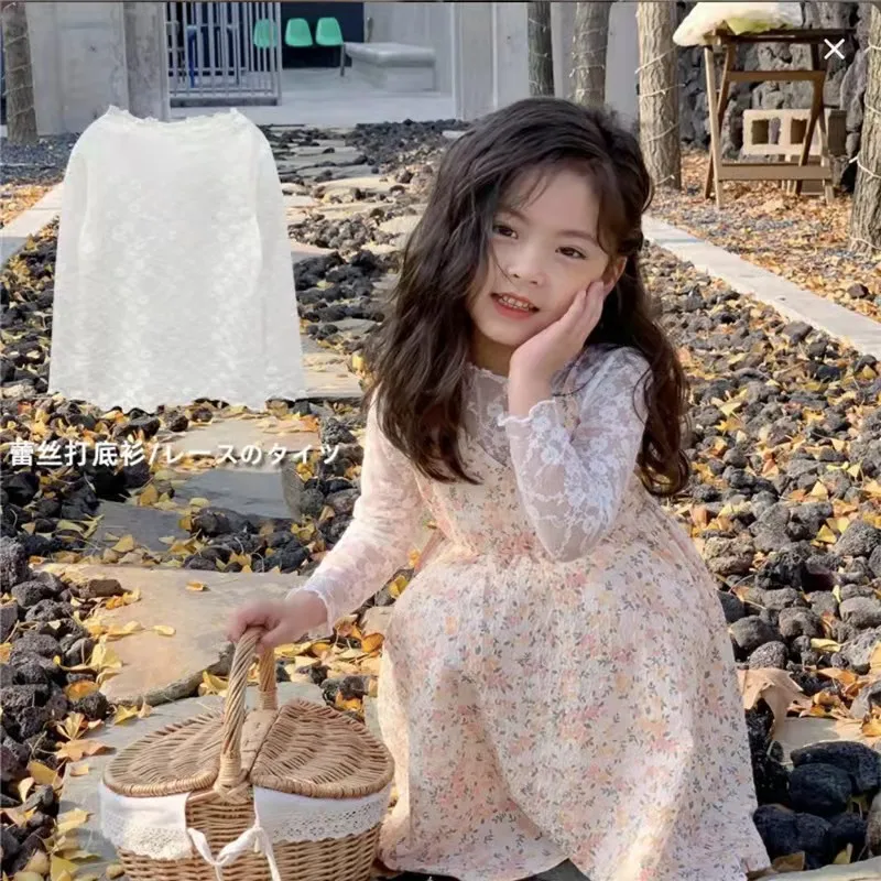 Children'S Lace Bottoming Shirt 2022 Spring New Baby Girl Solid Color Long-Sleeved Top Girls Bottoming Shirt
Children'S Lace Bottoming Shirt 2022 Spring New Baby Girl Solid Color Long-Sleeved Top Girls Bottoming Shirt