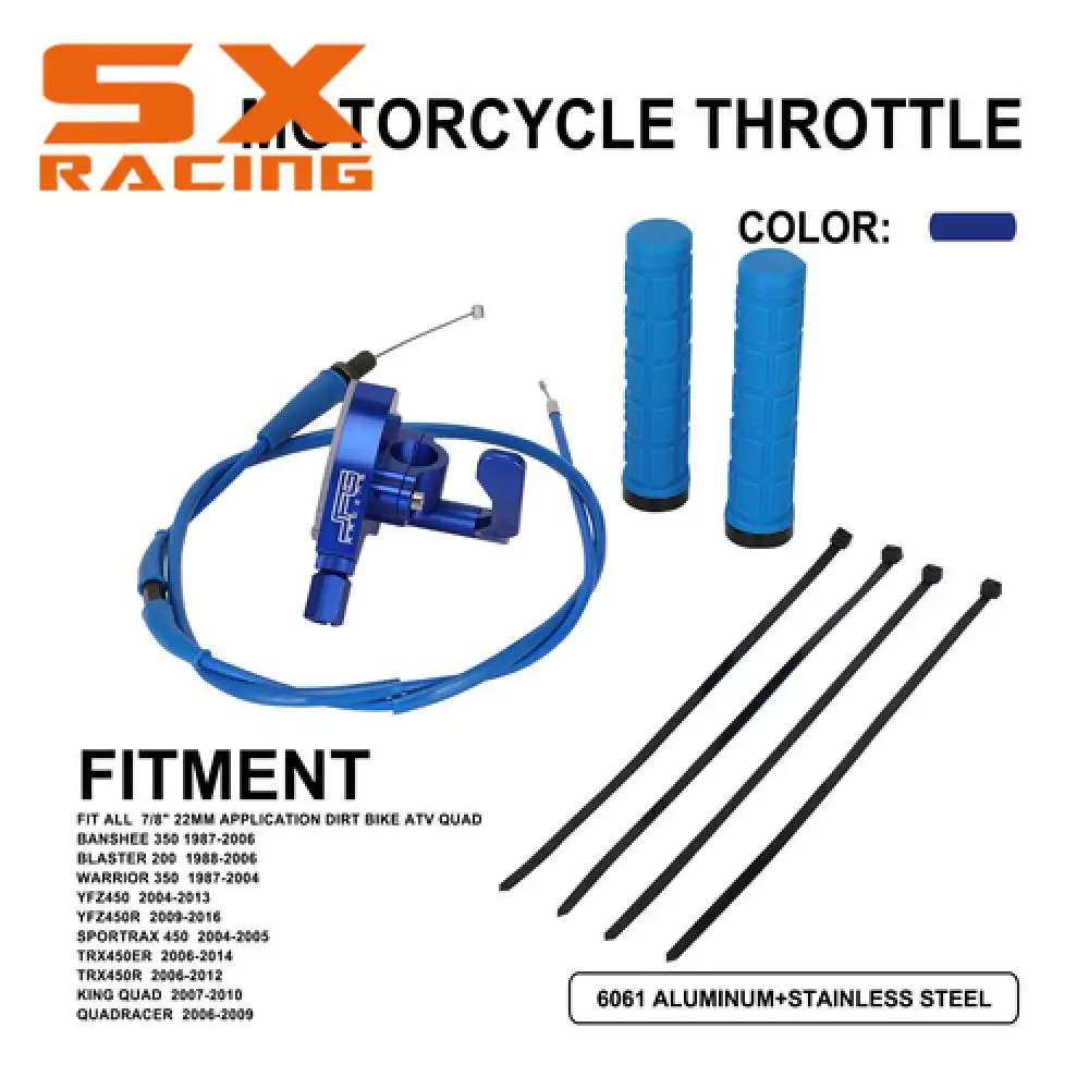 Motorcycle Parts humb Throttle Lever With Throttle Cable Handle Grip For all 7/8" 22mm Application Dirt Bike ATV Quad TRX450R
Motorcycle Parts humb Throttle Lever With Throttle Cable Handle Grip For all 7/8" 22mm Application Dirt Bike ATV Quad TRX450R