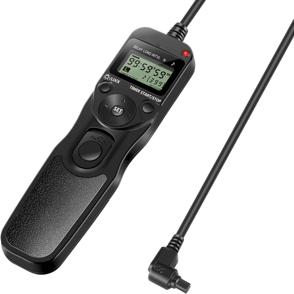 RS-80N3 LCD Time Shutter Release Remote Control for Canon EOS 7D/5DII/5D/50D/40D/30D/20D/10D
RS-80N3 LCD Time Shutter Release Remote Control for Canon EOS 7D/5DII/5D/50D/40D/30D/20D/10D