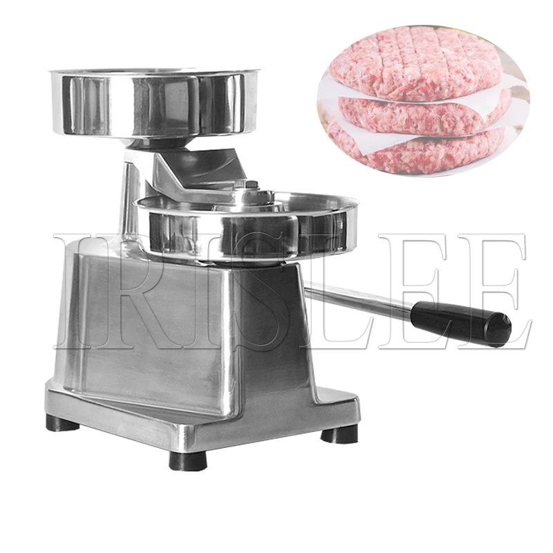 

Hamburger Machine Meat Press Forming Machine Hamburger Patty Maker Manual Burger Making Machine For Bussiness 100mm 130mm 150mm