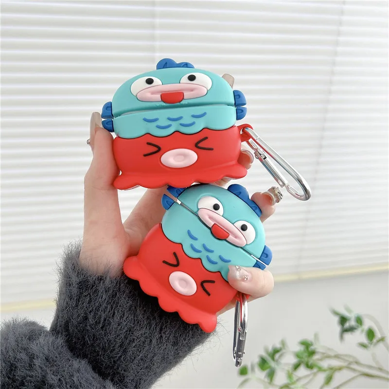 Cute Cartoon 3D Octopus Clownfish Bluetooth Headset Cover For Airpods 1 2 3 Pro Pro2 Headphone Cover Wireless Earphone Box
Cute Cartoon 3D Octopus Clownfish Bluetooth Headset Cover For Airpods 1 2 3 Pro Pro2 Headphone Cover Wireless Earphone Box