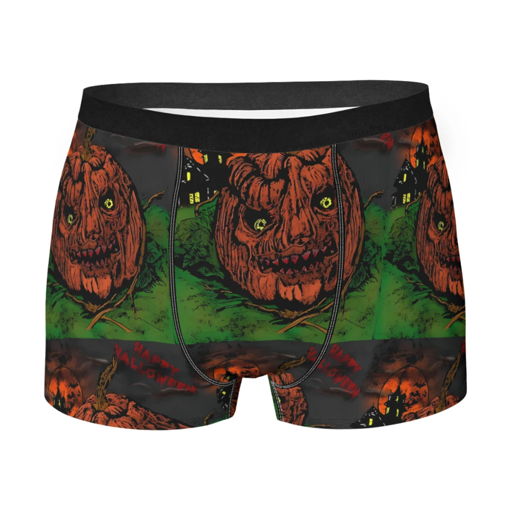 Happy Halloween Pumpkin Man's Boxer Briefs Underpants The Bats Animals Highly Breathable Top Quality Sexy Shorts Gift Idea
Happy Halloween Pumpkin Man's Boxer Briefs Underpants The Bats Animals Highly Breathable Top Quality Sexy Shorts Gift Idea