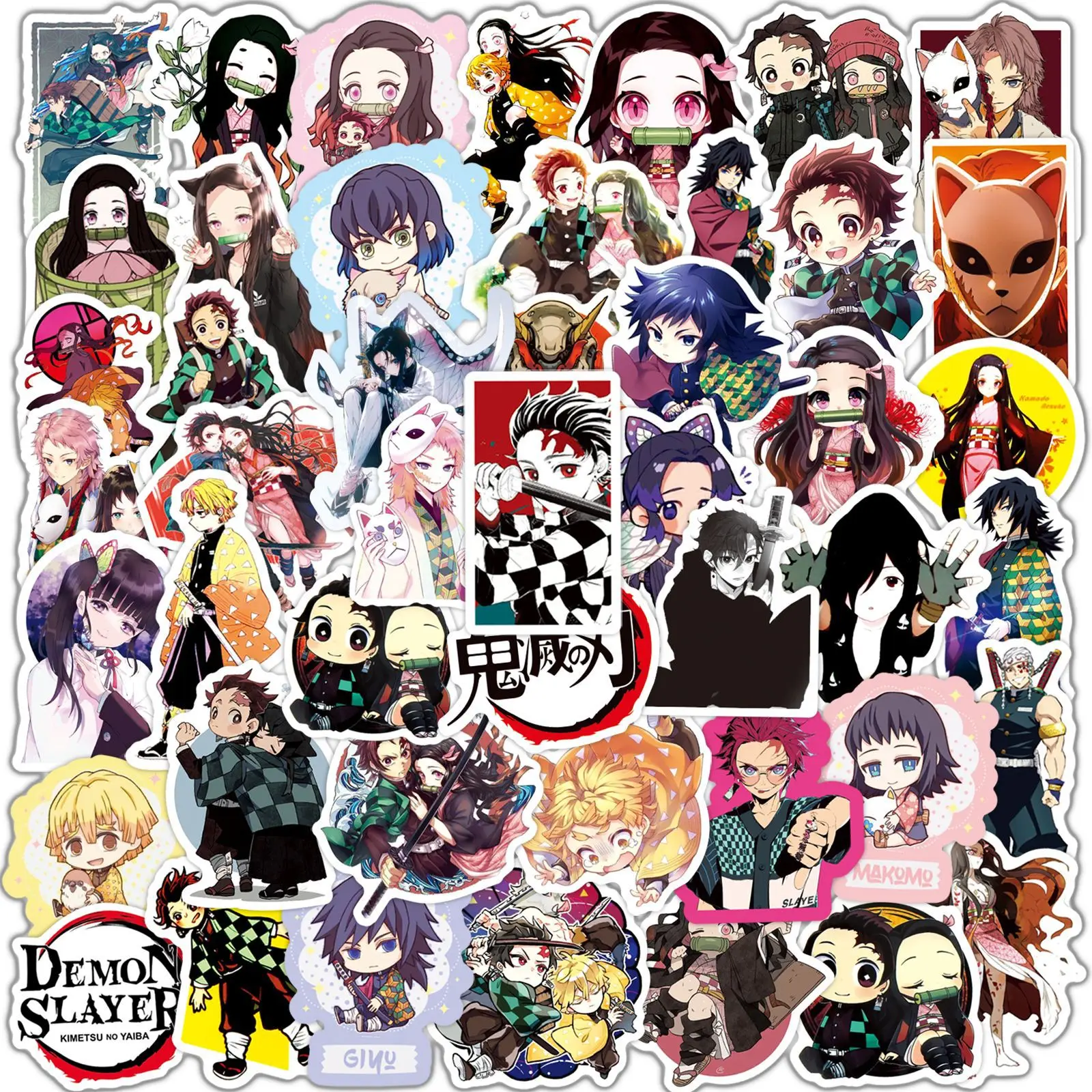 50pcs Cartoon Demon Slayer Series Graffiti Stickers Suitable for Helmets Desktop Wall Decoration DIY Sticker Pack Wholesale
50pcs Cartoon Demon Slayer Series Graffiti Stickers Suitable for Helmets Desktop Wall Decoration DIY Sticker Pack Wholesale