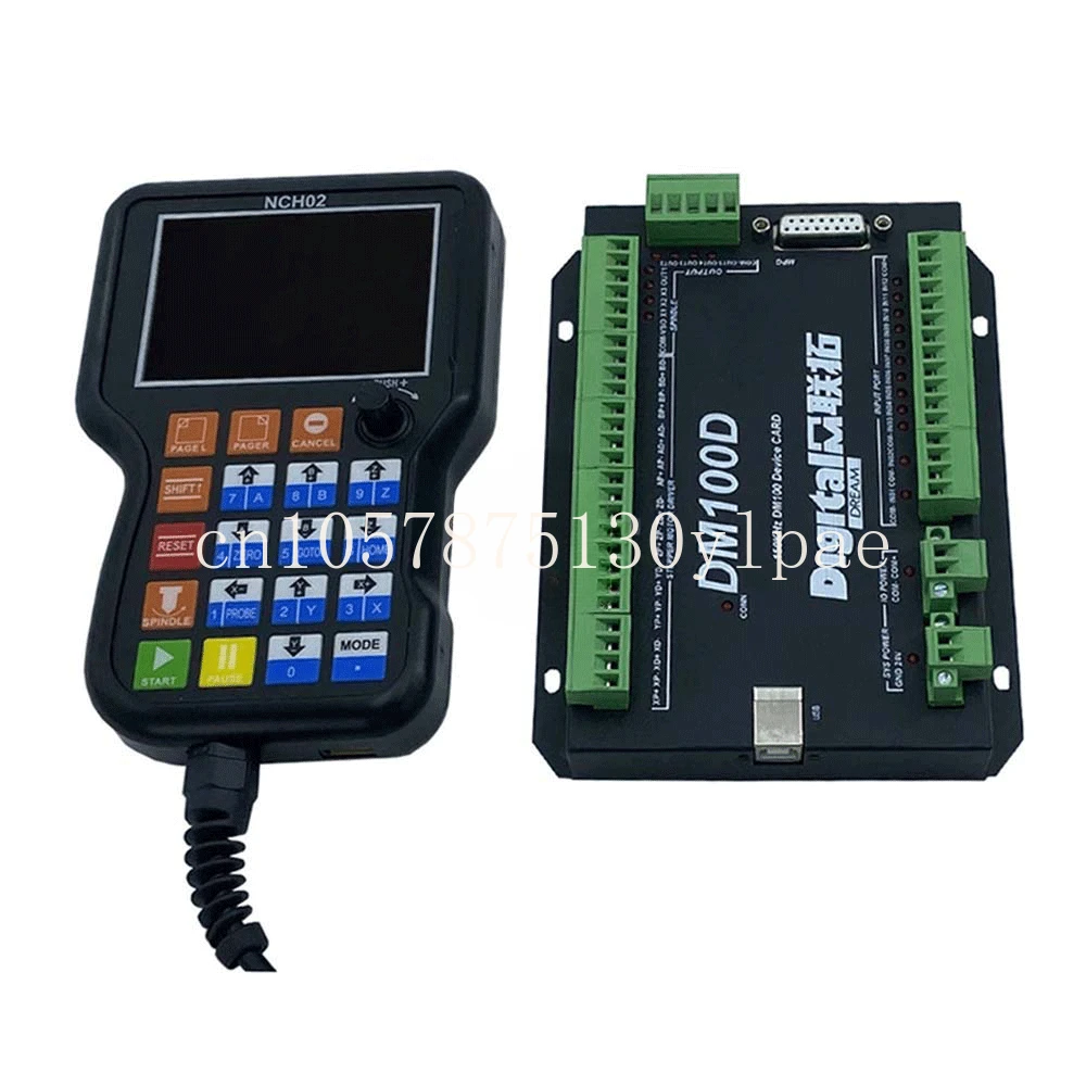 125 KHz Pulse U-disk Read G Code Engraving Machine Motion Control Syste NCH02 DM100 CNC Handle Motion Controller Mach3 3/4/5Axis
125 KHz Pulse U-disk Read G Code Engraving Machine Motion Control Syste NCH02 DM100 CNC Handle Motion Controller Mach3 3/4/5Axis