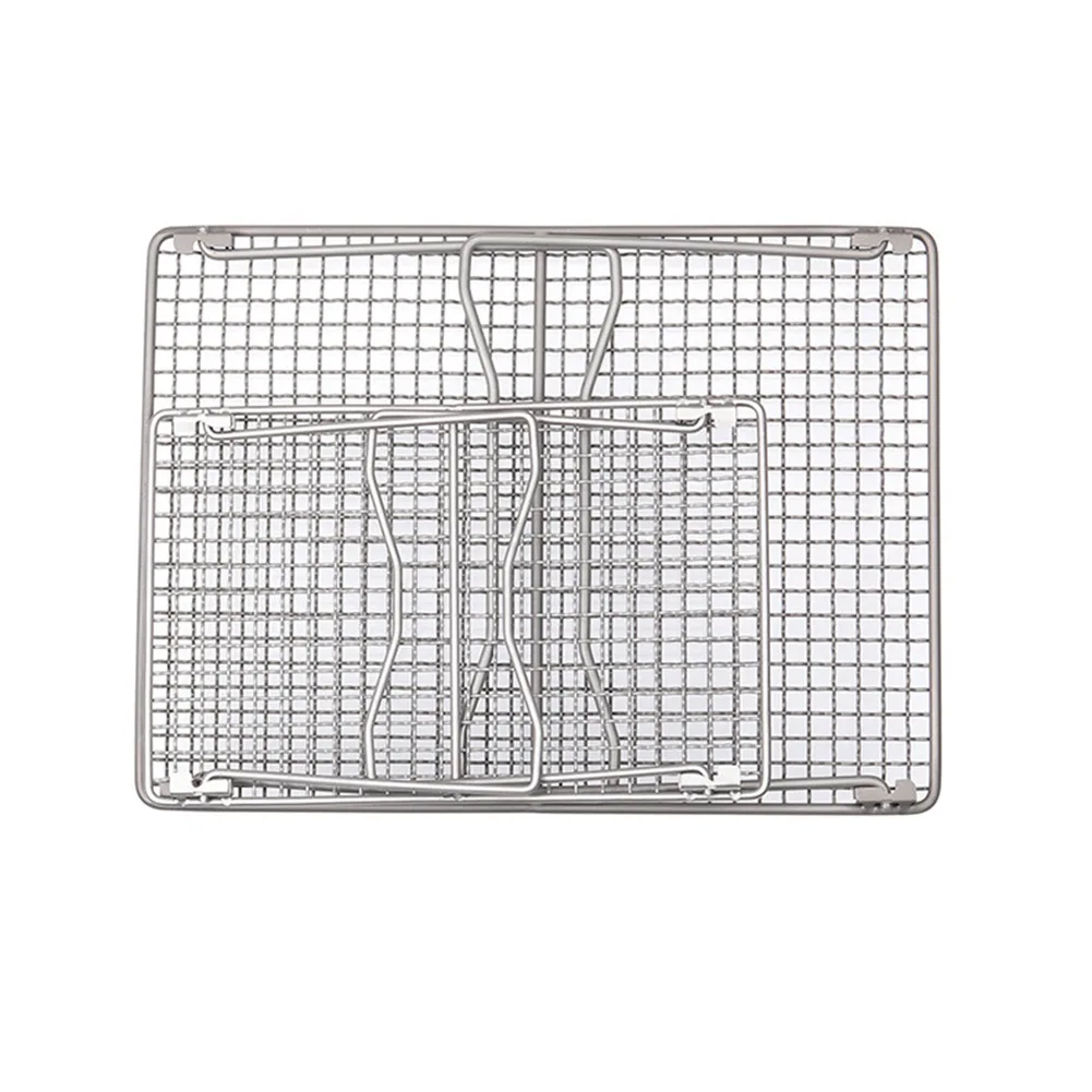 Outdoor Titanium Folding Net Grill With Removable Legs Campfire Grill Grate Thickened Camping Picnic Charcoal BBQ Grill Net
Outdoor Titanium Folding Net Grill With Removable Legs Campfire Grill Grate Thickened Camping Picnic Charcoal BBQ Grill Net