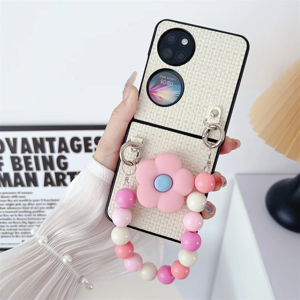 Luxury Key Chain Flower Airbag Bracket Folding Case for Huawei P50 Pocket/S Shockproof Fashion Hinge Case
Luxury Key Chain Flower Airbag Bracket Folding Case for Huawei P50 Pocket/S Shockproof Fashion Hinge Case