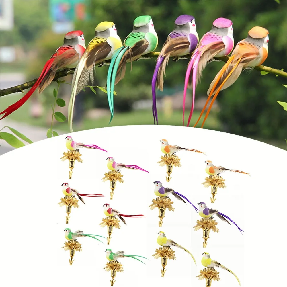 12pcs Mini Vividly Sparrow DIY Party Crafts Ornament Props Artificial Foam Feather Simulation Bird Home Garden Wedding Decor
12pcs Mini Vividly Sparrow DIY Party Crafts Ornament Props Artificial Foam Feather Simulation Bird Home Garden Wedding Decor
