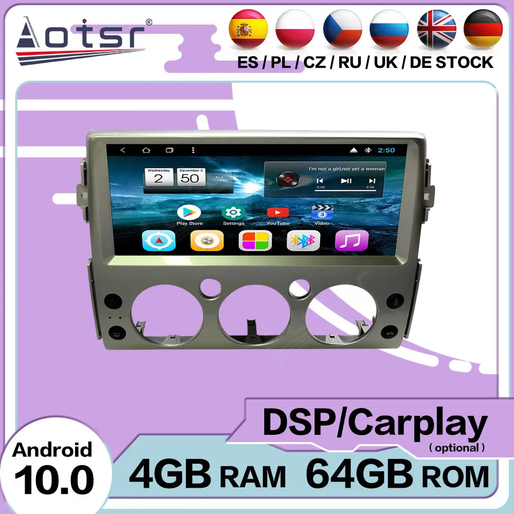 12.3 inch Android 10 Car Radio Multimedia Radio Player For Toyota Cruiser FJ 2007 - 2017 Auto GPS Navigation Stereo DVD CarPlay
12.3 inch Android 10 Car Radio Multimedia Radio Player For Toyota Cruiser FJ 2007 - 2017 Auto GPS Navigation Stereo DVD CarPlay