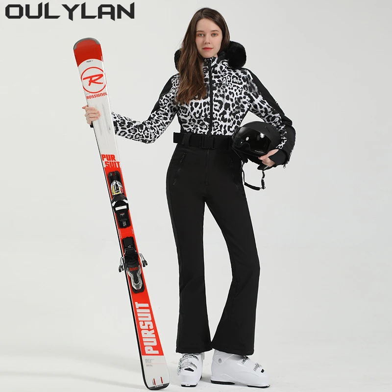 New One-piece Ski Suit Women Thickening Snowboard Female Overall Winter Windproof Waterproof Breathable Clothing Skiing Suit
New One-piece Ski Suit Women Thickening Snowboard Female Overall Winter Windproof Waterproof Breathable Clothing Skiing Suit