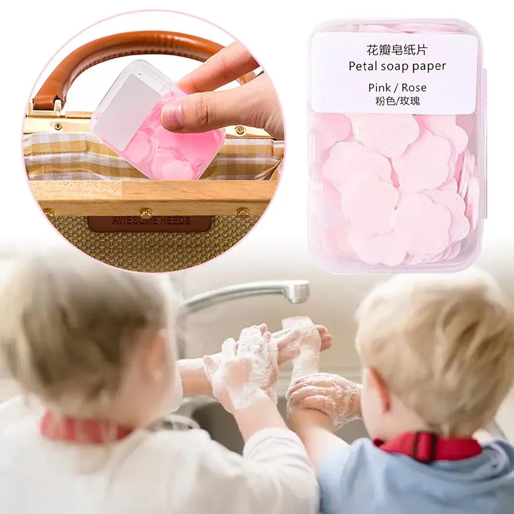 Portable Petal Soap Flakes Clean Hygienic Fun Moisturizing Refreshing Cleaning Style Petal Use And Student Pcs/bag Hand 100 W9T5
Portable Petal Soap Flakes Clean Hygienic Fun Moisturizing Refreshing Cleaning Style Petal Use And Student Pcs/bag Hand 100 W9T5