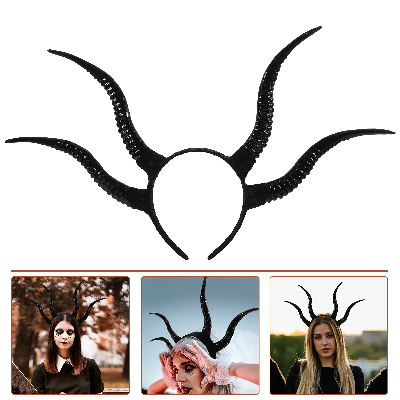 Horns Headband Cosplay Costume Hairband Dress Up Headband Halloween Hair Accessory Demon
Horns Headband Cosplay Costume Hairband Dress Up Headband Halloween Hair Accessory Demon
