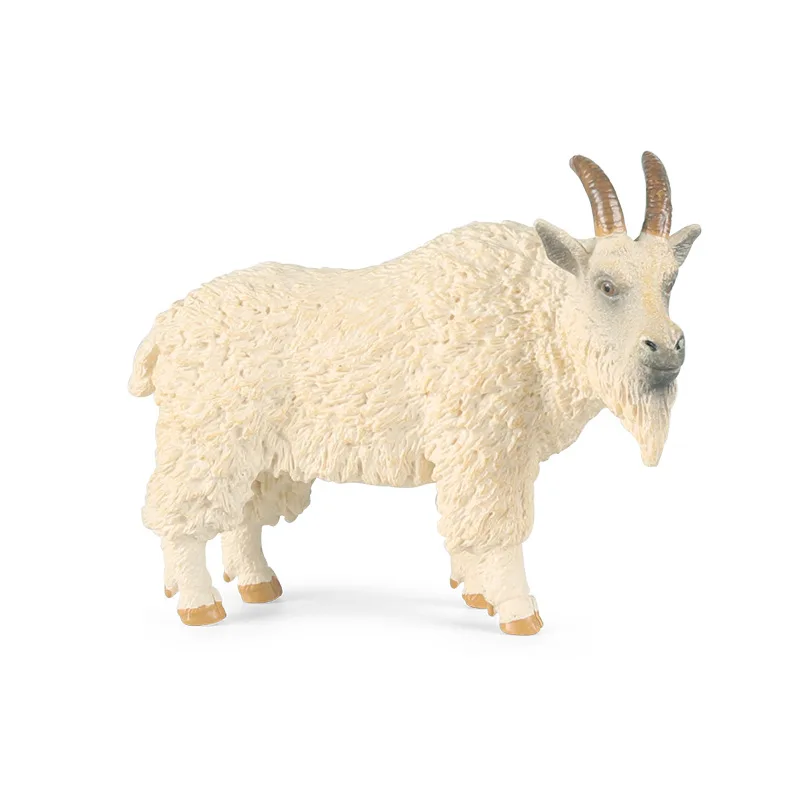 

Simulation children's animal solid static sheep model White Goat Sheep Ranch Poultry toy hand-made decorative ornaments