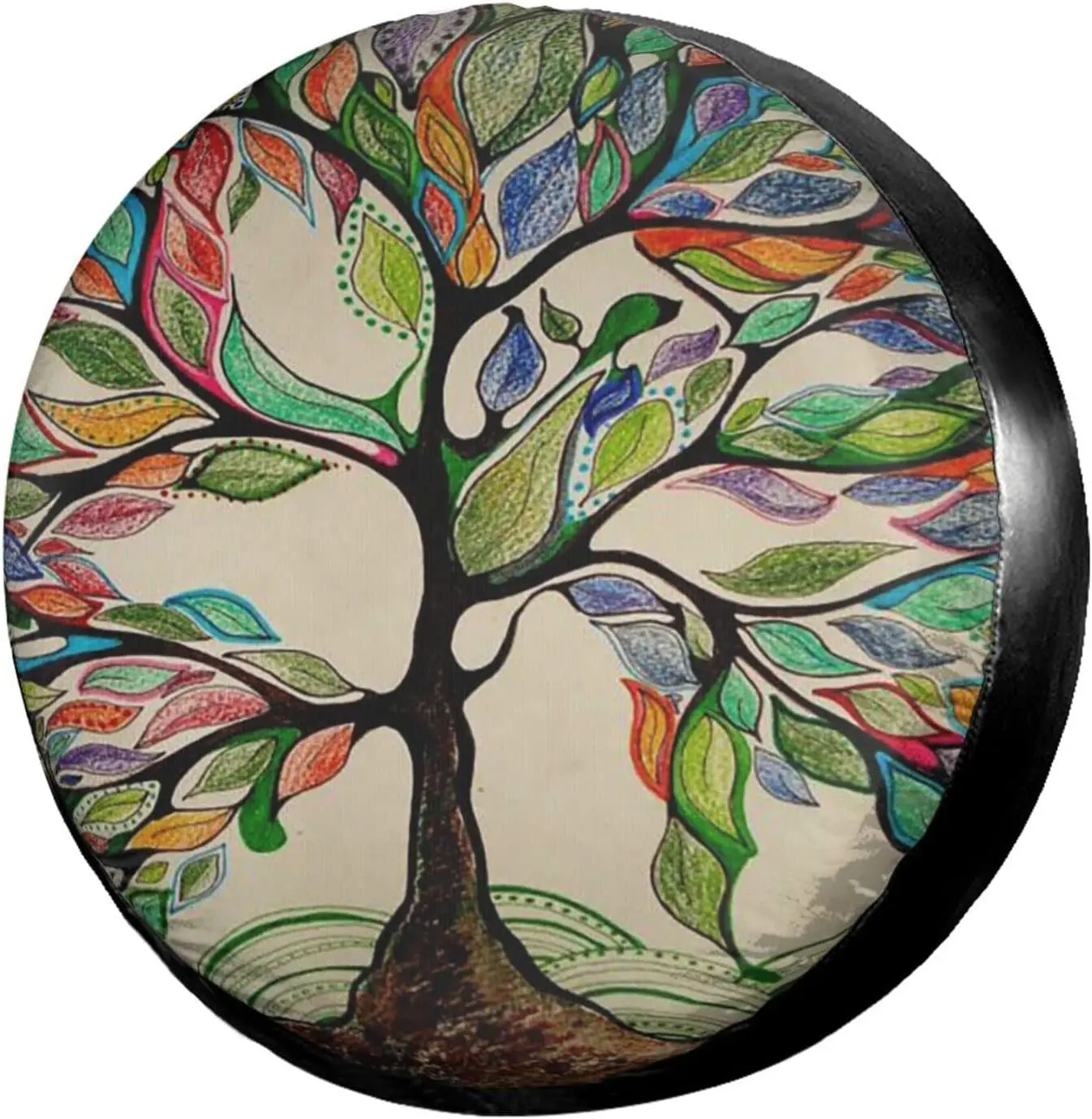 Vintage Colorful Tree Watercolor Art Spare Tire Cover Polyester Sunscreen Wheel Covers for Trailer SUV Truck Many Vehicles
Vintage Colorful Tree Watercolor Art Spare Tire Cover Polyester Sunscreen Wheel Covers for Trailer SUV Truck Many Vehicles