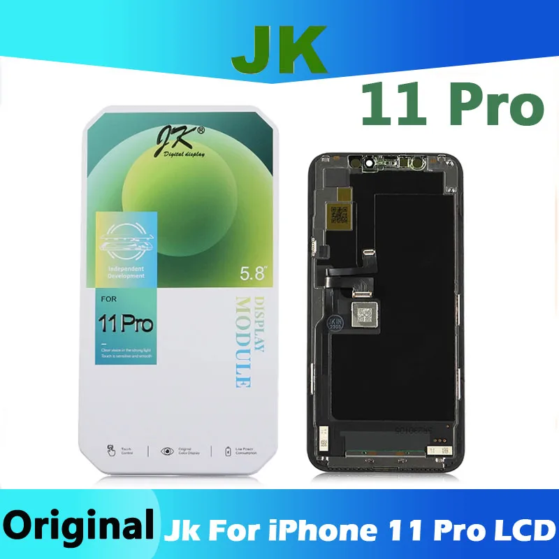 

Original JK iPhone Incell LCD For iPhone 11Pro LCD Display Touch Screen Digitizer Replacement Parts No Dead Pixel 100% Tested