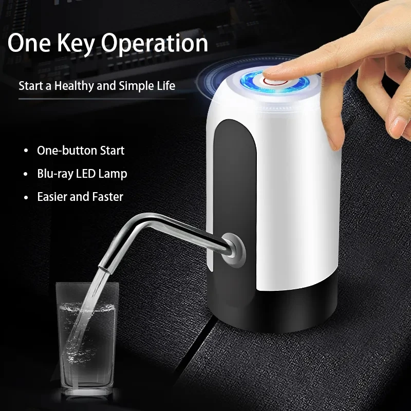 Smart Bottle Water Dispenser Electric Water Gallon Pump USB Charging Automatic Bottle Water Pump Auto Switch Drinking Dispenser
Smart Bottle Water Dispenser Electric Water Gallon Pump USB Charging Automatic Bottle Water Pump Auto Switch Drinking Dispenser