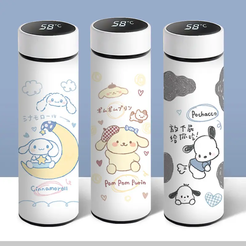 500 мл умный термос с температурным дисплеем, чашка Kawaii Sanrioed, аниме Cinnamoroll понравило, детская Студенческая термобутылка для воды
500 мл умный термос с температурным дисплеем, чашка Kawaii Sanrioed, аниме Cinnamoroll понравило, детская Студенческая термобутылка для воды
