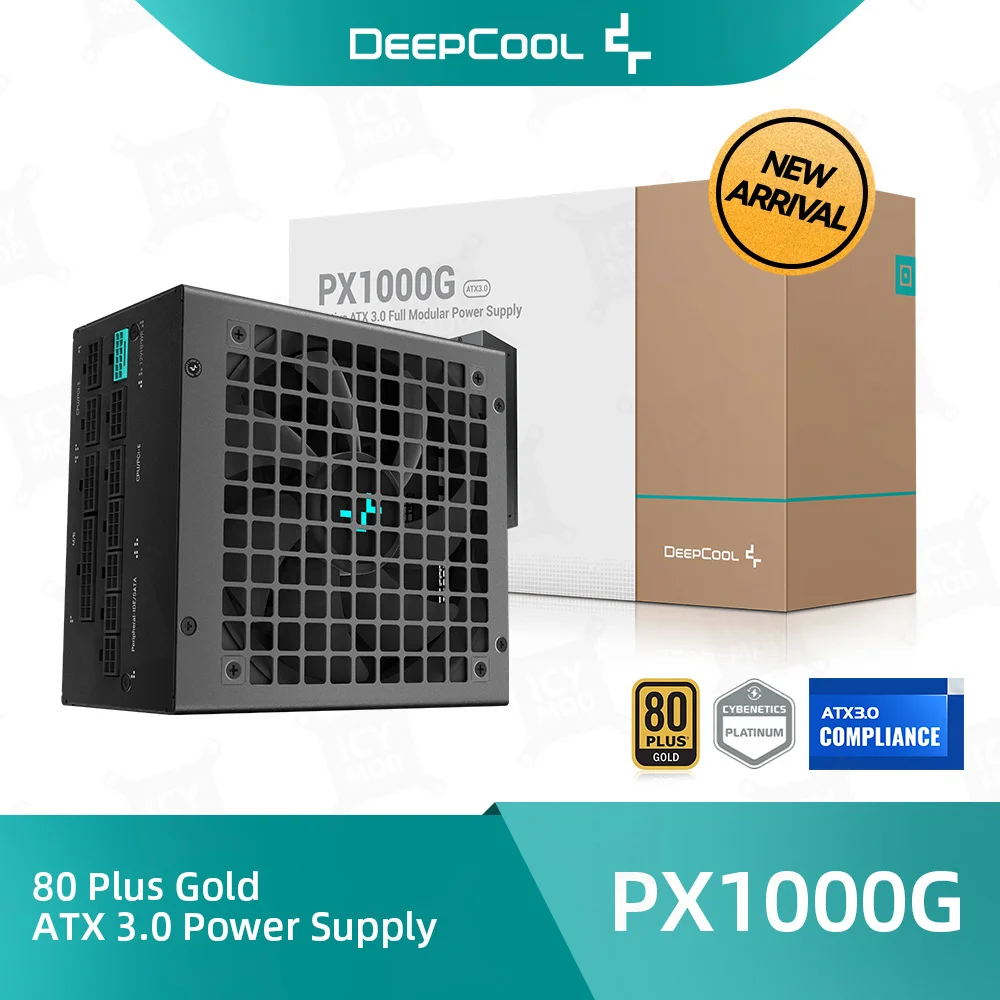 

DeepCool 80PLUS Gold Power Supply 1000W ATX3.0 PX1000G Efficiency Full Modular PC Power Supplie Computer Component Блоки питания