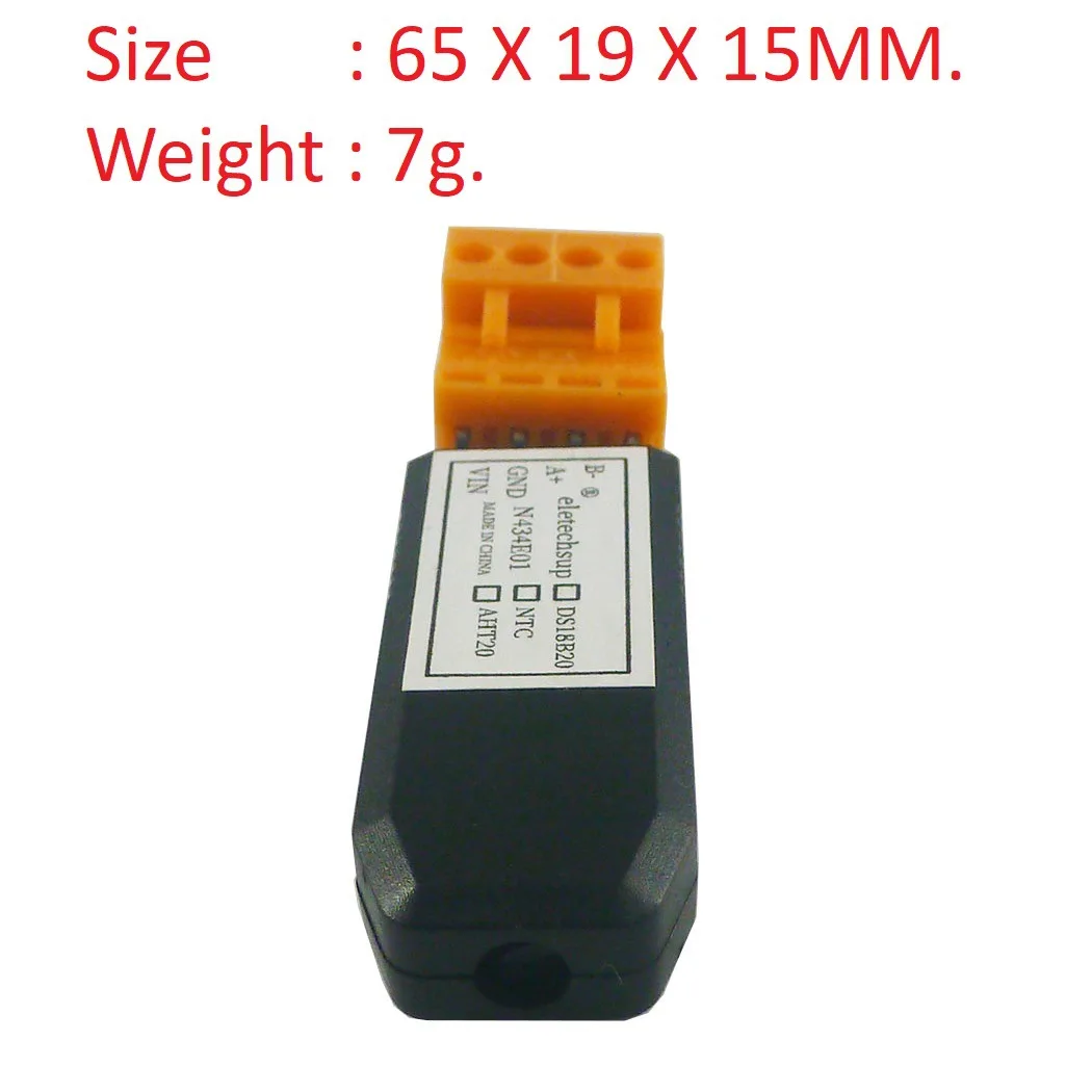 N434E01 DS18B20/NTC/AHT20 RS485 Temperature and Humidity Sensor Modbus RTU Monitor for PLC Touch Panel Configuration Screen
N434E01 DS18B20/NTC/AHT20 RS485 Temperature and Humidity Sensor Modbus RTU Monitor for PLC Touch Panel Configuration Screen