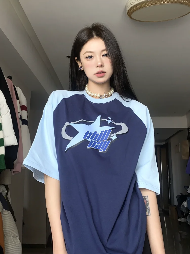 Fashion O Neck Oversized T-shirt for Women Loose Unisex Streetwear Print Short Sleeved Summer 2023 Y2k Top Casual Couple Tees
Fashion O Neck Oversized T-shirt for Women Loose Unisex Streetwear Print Short Sleeved Summer 2023 Y2k Top Casual Couple Tees