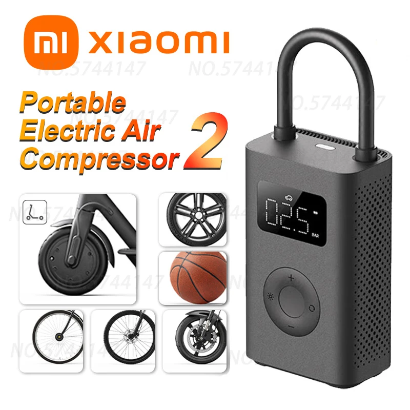 Xiaomi Mijia 2 Treasure 150PSI Portable Electric Air Compressor 2 Led Multitool Air Pump For Bike Automotive Car Type-C Inflator
Xiaomi Mijia 2 Treasure 150PSI Portable Electric Air Compressor 2 Led Multitool Air Pump For Bike Automotive Car Type-C Inflator