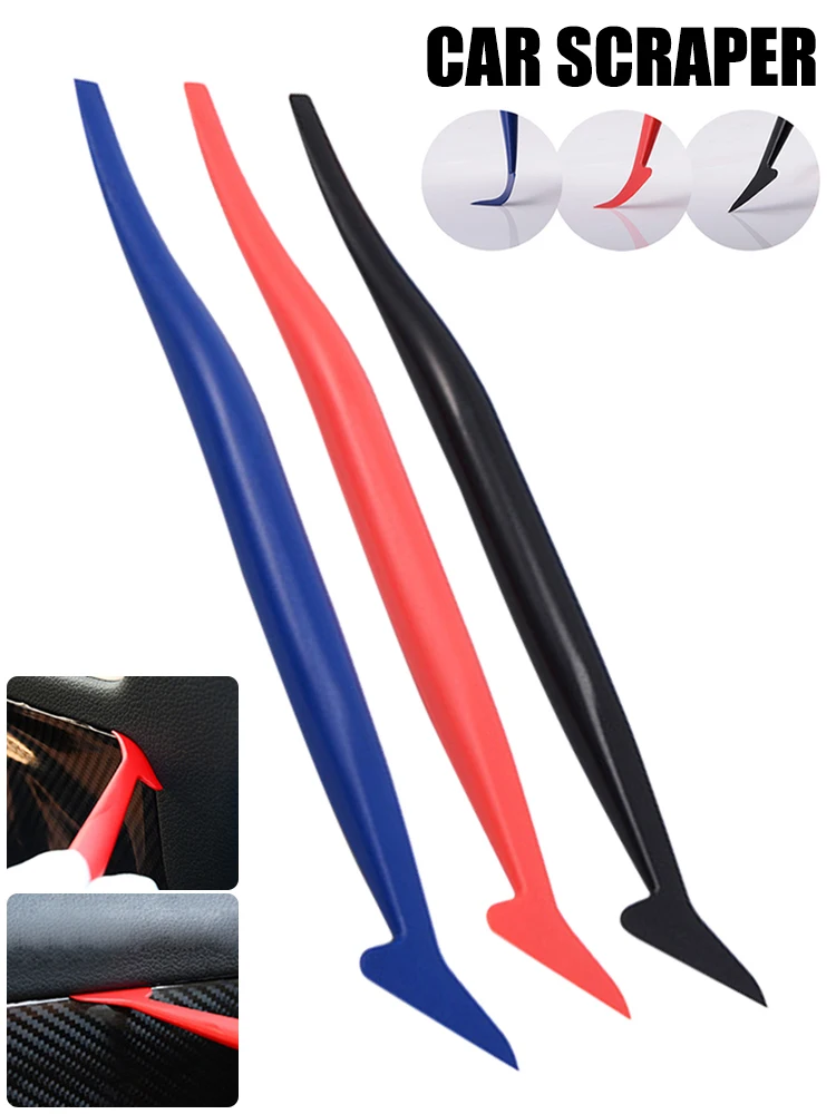 3Pcs Vehicle Stickers Vinyl Wrap Tool With 3 Micro Squeegees Of Different Hardness Flexible Contoured Scraper For Seam Stuffing
3Pcs Vehicle Stickers Vinyl Wrap Tool With 3 Micro Squeegees Of Different Hardness Flexible Contoured Scraper For Seam Stuffing