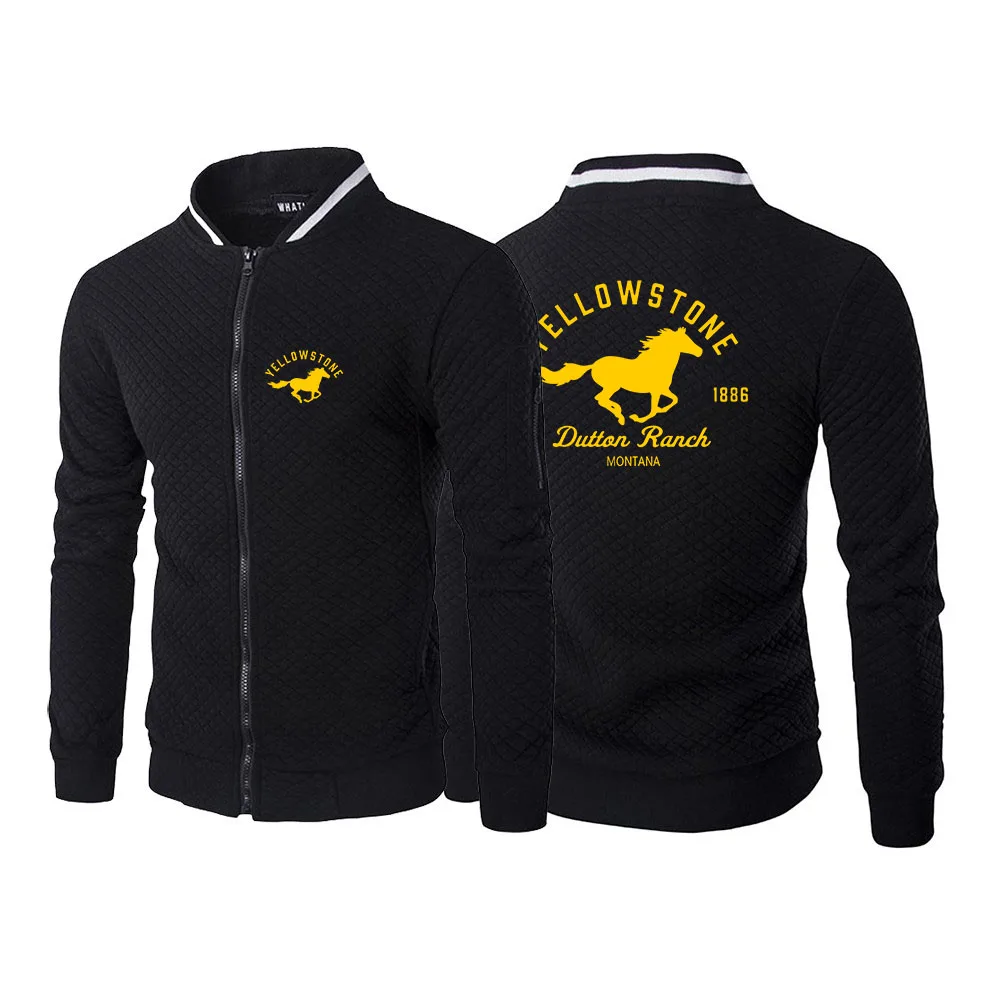 Movie Yellowstone Dutton Ranch New Men's Plaid Sweatshirts Zipper Sweatshirts Stand Collar Casual Zipper Sweatshirt Clothing
Movie Yellowstone Dutton Ranch New Men's Plaid Sweatshirts Zipper Sweatshirts Stand Collar Casual Zipper Sweatshirt Clothing