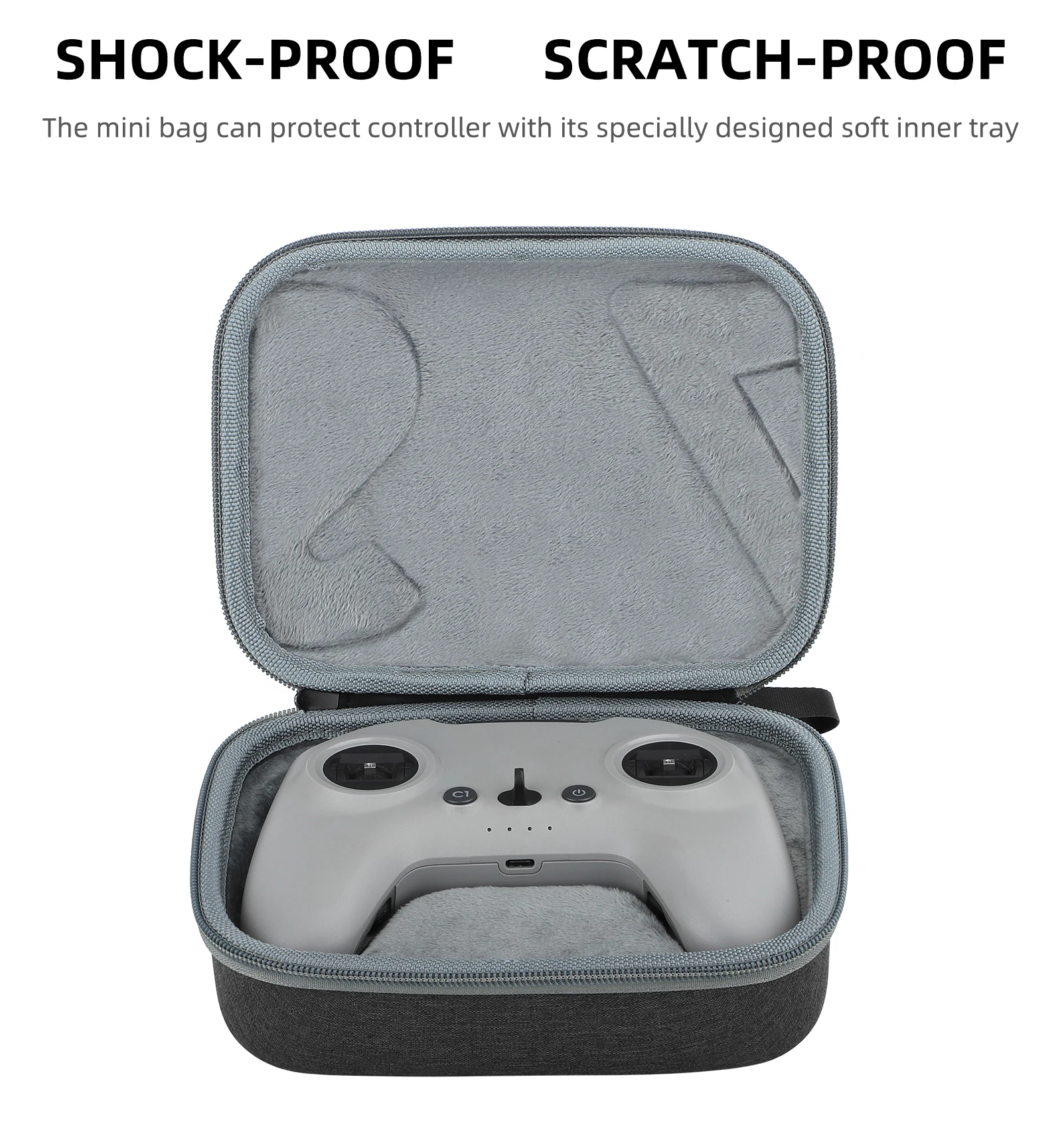 Applicable for DJI AVATA FPV Remote Controller 2 Storage Bag Mini Portable Handbag Hard Protection Box Gray
Applicable for DJI AVATA FPV Remote Controller 2 Storage Bag Mini Portable Handbag Hard Protection Box Gray