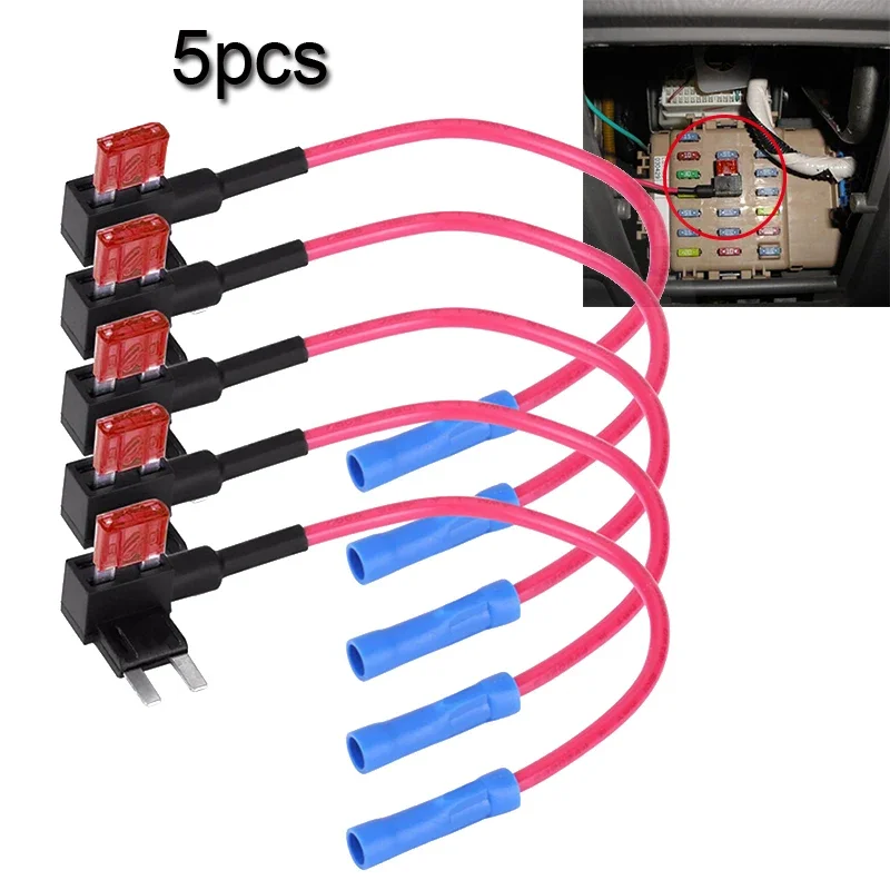 5pcs Fuse Holders Boxes+ 5pcs Mini Blades 12V Mini Blade Fuse Splice Holder Waterproof Add A Circuit Mini Standard ATM Fuse Box
5pcs Fuse Holders Boxes+ 5pcs Mini Blades 12V Mini Blade Fuse Splice Holder Waterproof Add A Circuit Mini Standard ATM Fuse Box