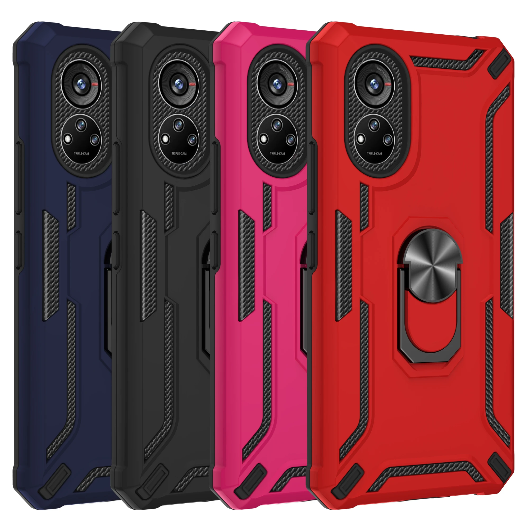 

TPU PC Shockproof Combo Hybrid Kickstand Cover Fundas for ZTE Axon 40 SE