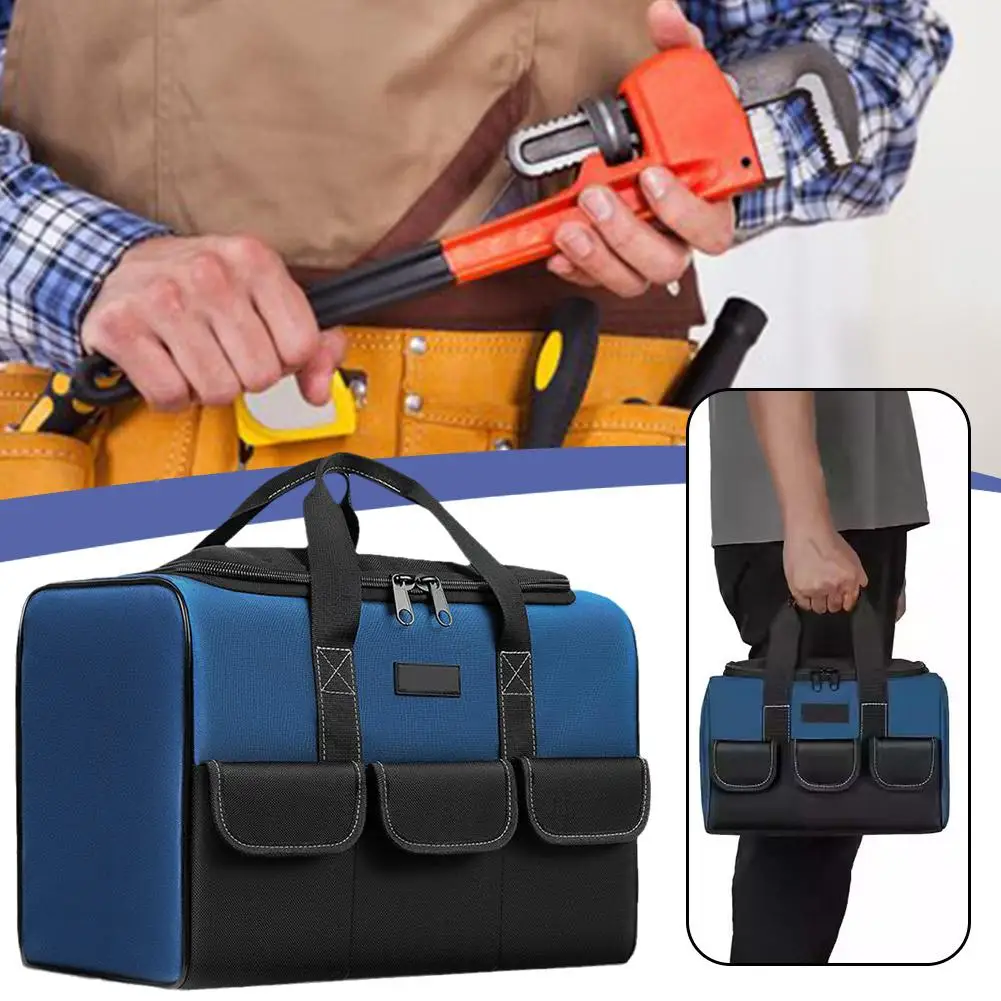 New Square Tool Bag With 30% More Capacity Waterproof Multi Pockets Tool Organizer Tool Pouch For Electrician Tools A3l3
New Square Tool Bag With 30% More Capacity Waterproof Multi Pockets Tool Organizer Tool Pouch For Electrician Tools A3l3