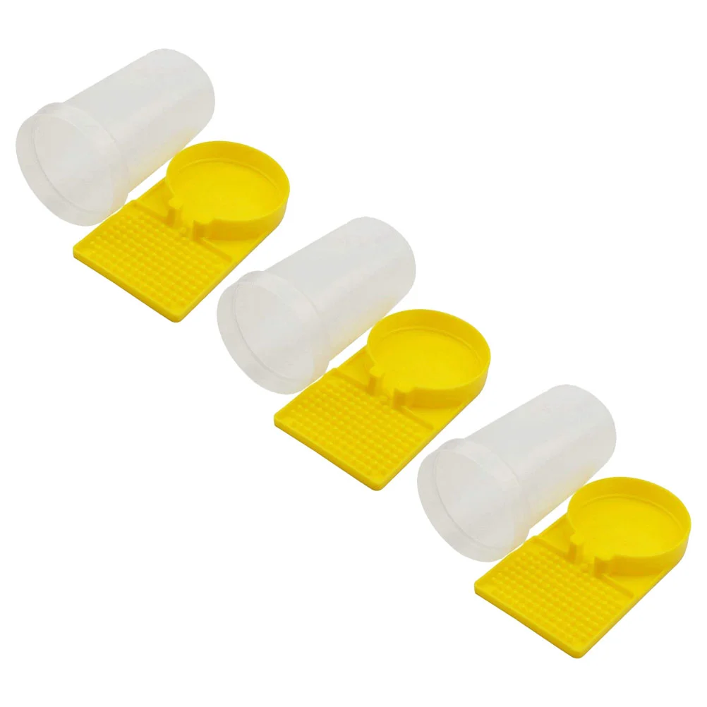 3 Pcs Bee Feeder Station Beehive Water Dispenser Nest Door Plastic Feeding Cup Drinking Glasses 
3 Pcs Bee Feeder Station Beehive Water Dispenser Nest Door Plastic Feeding Cup Drinking Glasses