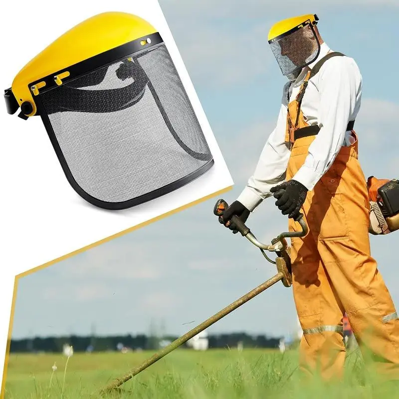 Wire Mesh Face Shield Grass Lawn Mowers Protection Helmet Gardening Breathable Mesh Protective Mask
Wire Mesh Face Shield Grass Lawn Mowers Protection Helmet Gardening Breathable Mesh Protective Mask