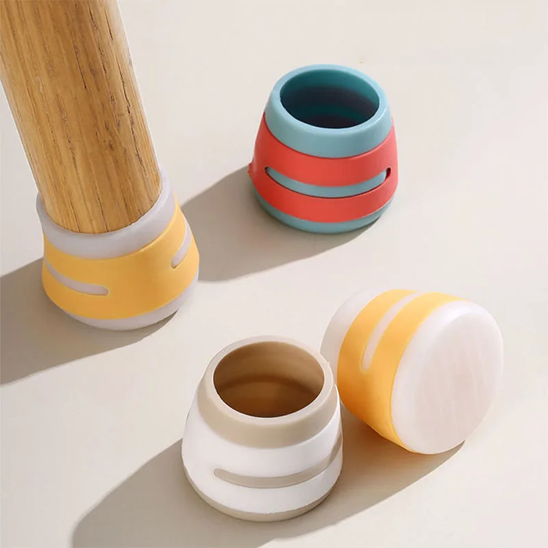 Нескользящие силиконовые колпачки на ножки стола, стула, 4 шт./компл., бесшумные износостойкие защитные чехлы для мебели и пола, заглушки для носков, домашний декор 
Нескользящие силиконовые колпачки на ножки стола, стула, 4 шт./компл., бесшумные износостойкие защитные чехлы для мебели и пола, заглушки для носков, домашний декор