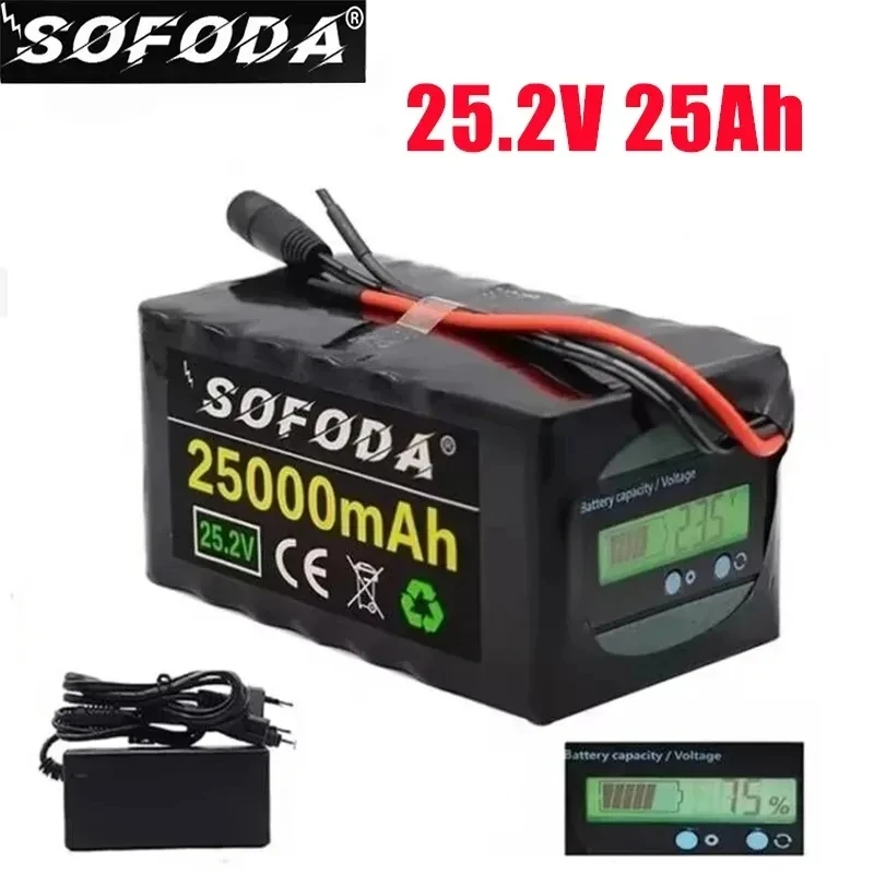 Аккумулятор 6s4p 24 в 25 Ач 18650, литиевый аккумулятор 25,2 в для электрического велосипеда, мопеда/электричества/литий-ионного аккумулятора с индикатором емкости
Аккумулятор 6s4p 24 в 25 Ач 18650, литиевый аккумулятор 25,2 в для электрического велосипеда, мопеда/электричества/литий-ионного аккумулятора с индикатором емкости
