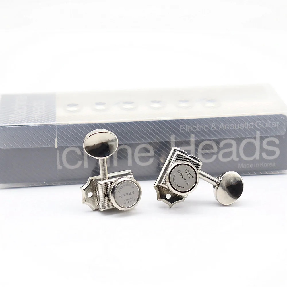 1set Electric Guitar Machine Heads Tuners 6R Guitar Vintage Silver Nickel Lock String Tuners For ST TL Guitar Tuning Pegs
1set Electric Guitar Machine Heads Tuners 6R Guitar Vintage Silver Nickel Lock String Tuners For ST TL Guitar Tuning Pegs