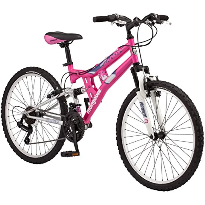 Full Dual-Suspension Mountain Bike for Kids, Featuring 15-Inch, 21-Speed Drivetrain with 24-Inch Wheels
Full Dual-Suspension Mountain Bike for Kids, Featuring 15-Inch, 21-Speed Drivetrain with 24-Inch Wheels