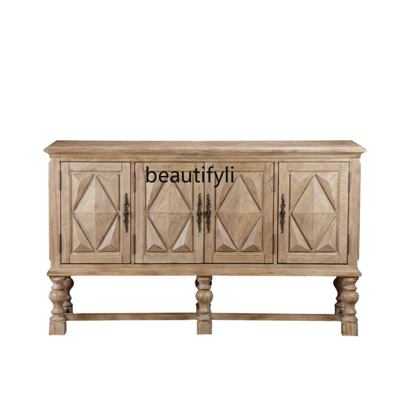 American-Style Solid Wood Vintage Log Entrance Cabinet French Sideboard Cabinet Shoe Cabinet Console Tables Sofa
American-Style Solid Wood Vintage Log Entrance Cabinet French Sideboard Cabinet Shoe Cabinet Console Tables Sofa