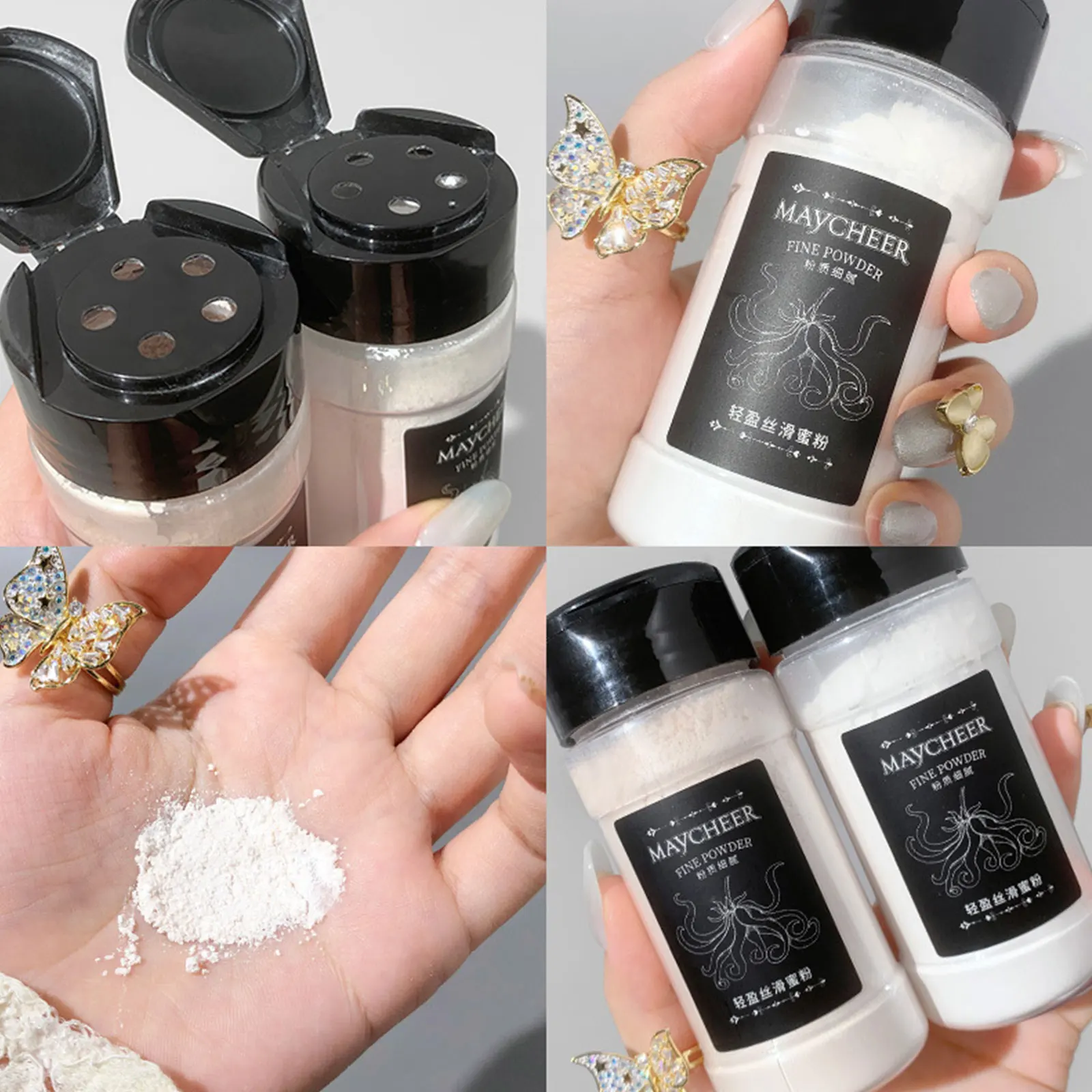 Loose Powder Absorbs Oil Not Water Smooth Loose Oil Control Face Powder Makeup Concealer Finish Powder Foundation Base Cosmetics
Loose Powder Absorbs Oil Not Water Smooth Loose Oil Control Face Powder Makeup Concealer Finish Powder Foundation Base Cosmetics