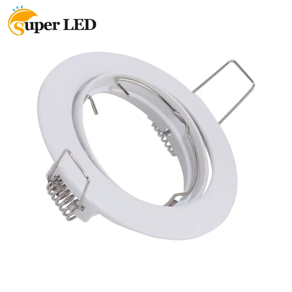 

LED Eyeball Casing MR16 GU10 6W Bulb Replaceable Fitting Round Downlight Lamp Ceiling Recessed Spotlight Frame