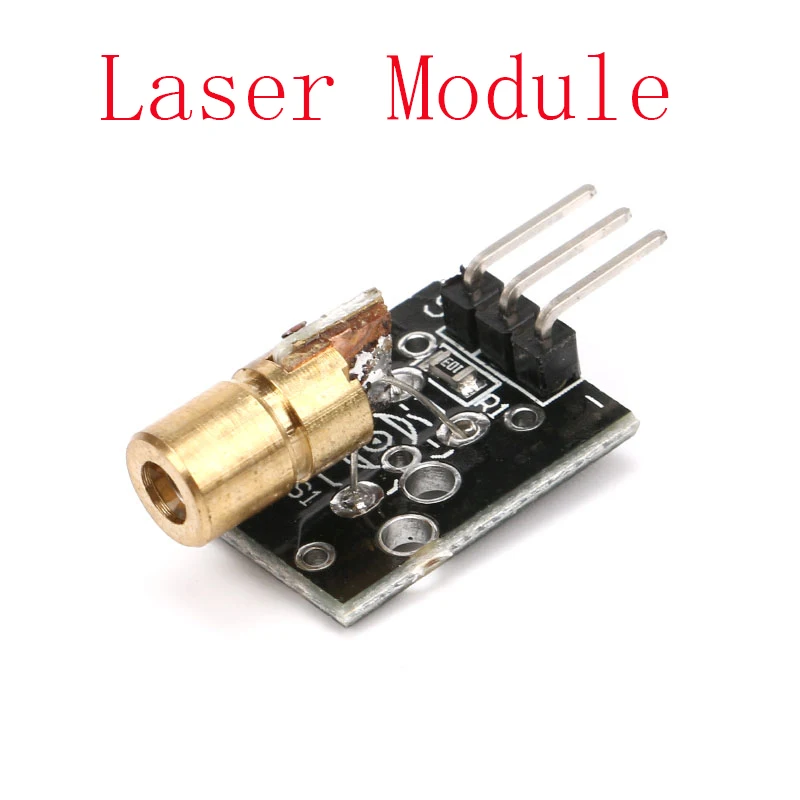 

1/10/50PCS KY-008 5mW Red Laser Transmitter Dot Diode Copper Head 650nm Red Laser sensor Module 6mm 5V for Arduino