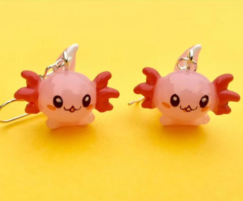 Fashion Cute Axolotl Pink Drop Earrings 2021 trend women Silver Sea Creature Unusual Fish hanging Earrings korea Animal Kawaii
Fashion Cute Axolotl Pink Drop Earrings 2021 trend women Silver Sea Creature Unusual Fish hanging Earrings korea Animal Kawaii