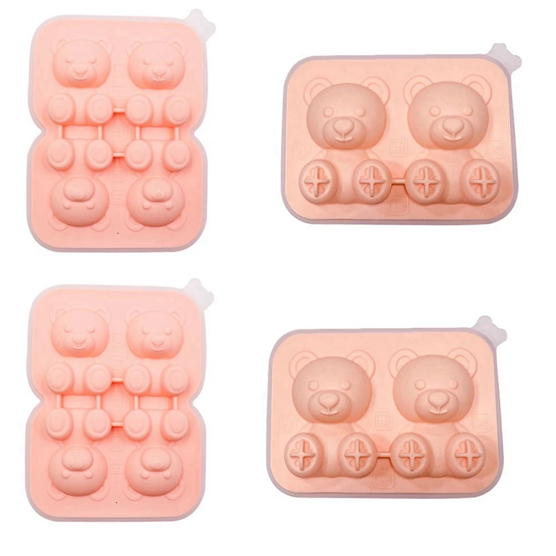 Teddy Bear Shaped Ice Cube Mold Silicone 4 Bear Ice Cube Molds For Whiskey Big Ice Tray With Lid 2023 Kitchen Home Cool Summer
Teddy Bear Shaped Ice Cube Mold Silicone 4 Bear Ice Cube Molds For Whiskey Big Ice Tray With Lid 2023 Kitchen Home Cool Summer