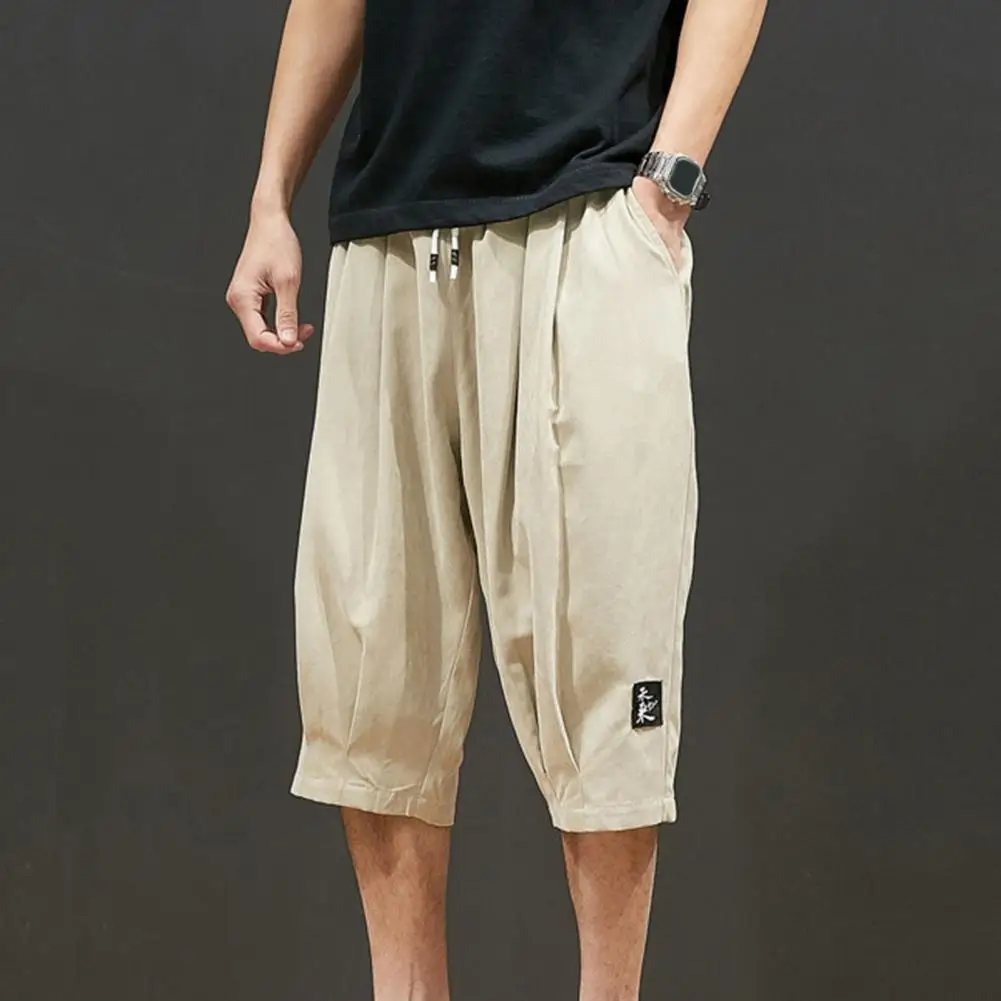 Cropped Trousers Mid-rise 3D Cutting Versatile Men Short Joggers Baggy Crop Pants Cropped Pants Daily Garment
Cropped Trousers Mid-rise 3D Cutting Versatile Men Short Joggers Baggy Crop Pants Cropped Pants Daily Garment