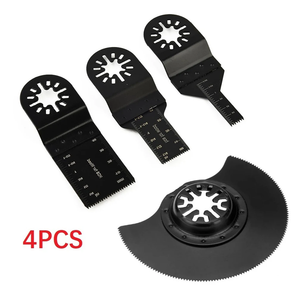 4pcs Oscillating Saw Blades Multi Tool 10/20/34/88mm For Cutting Soft Metal Wood Plastic Opening Hole Power Tools Accessories
4pcs Oscillating Saw Blades Multi Tool 10/20/34/88mm For Cutting Soft Metal Wood Plastic Opening Hole Power Tools Accessories