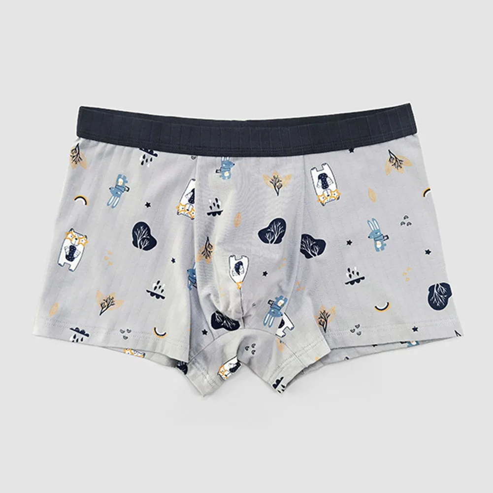 Men Printed Boxer Briefs Cotton Comfortable Soft Underpants Breathable Sweat Underwear Pouch Panties Casual Loose Homewear
Men Printed Boxer Briefs Cotton Comfortable Soft Underpants Breathable Sweat Underwear Pouch Panties Casual Loose Homewear